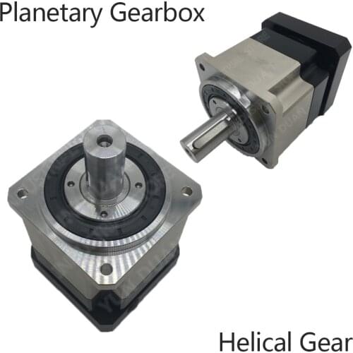10:1 Helical planetary Ratio 10 Reducer Gearbox 19mm For NEMA34 90mm 750W 1KW AC Servo Motor Robot