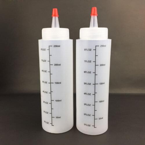 5pc Plastic Needle-Nosed Scale Squeeze Bottle Cap Sauce Salad Squeezable Bottle With Leak-Proof Kitchen Accessories Wholesale