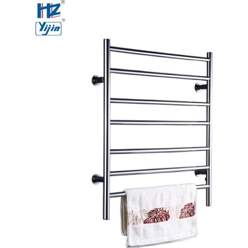 Bathroom Accessories Ladder Style Stainless Steel Towel Warmer Economic Heated Towel Rail Electric Towel Rack Dryer HZ-926A