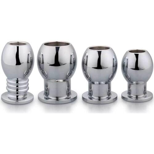 Stainless Steel Anal Cleaner Anal Douche Shower Vaginal Cleaning Enemator Enema Metal ButtPlugs Colonic Washing Feminine Hygiene