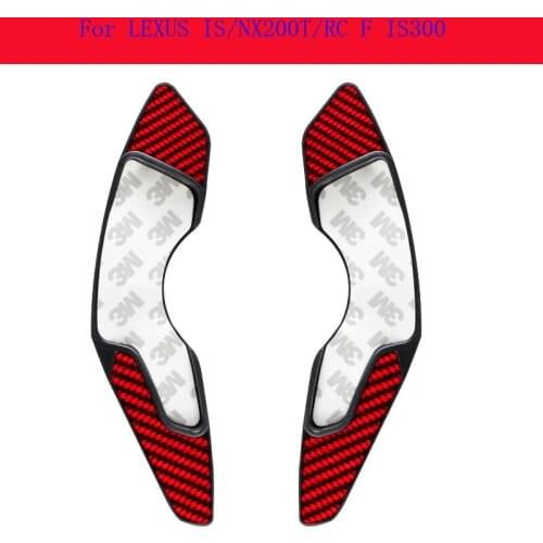 Car Accessories 2PCS Quality carbon fibre Steering Wheel Shift Paddle Shifter For LEXUS IS/NX200T/RC F IS300