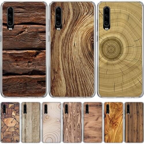 Natural Bamboo Wood Grain Phone Case for Huawei P30 P40 P20 P10 Mate 20 10 30 Lite Pro P Smart Z Plus + Art Shell Cover Coque