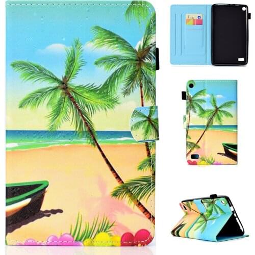 Stand Tablet Cover Shell Case For Amazon Kindle Fire HD7 2015 2017 Case Cute Dog Cat Rabbit Heart Panda Pattern coque para capa