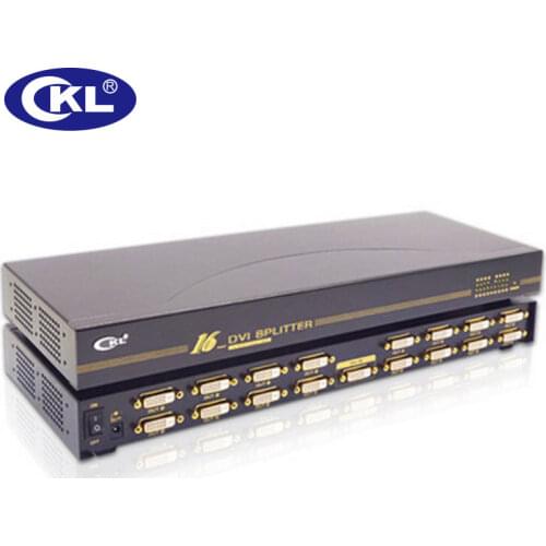 CKL-916E Factory price 16 Port DVI Splitter 1 x 16 DVI Splitter Box