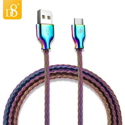 Color USB C Cable For Huawei P40 P30 Mate 20 P20 Pro 5A USB Type C Fast Charging Cable Phone Charger Data Cord For Xiaomi USB-C