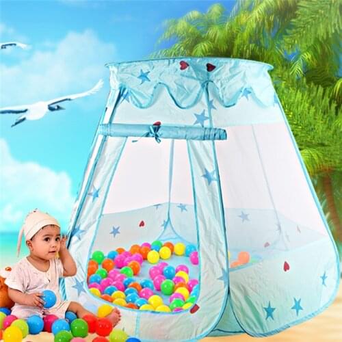 Kids Ocean Ball Pit Pool Toys Outdoor and Indoor Baby Toy Tents Baby Girls Fairy House Playhut Tent Princess Play Tent