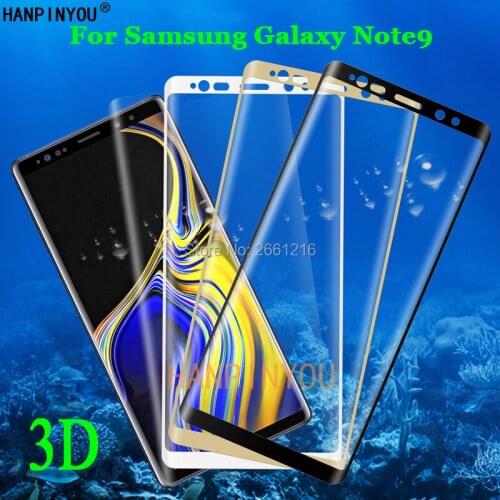 For Samsung Galaxy Note9 Note 9 N9600 6.4" 3D Full Coverage Curved Tempered Glass 9H Premium Screen Protector Film