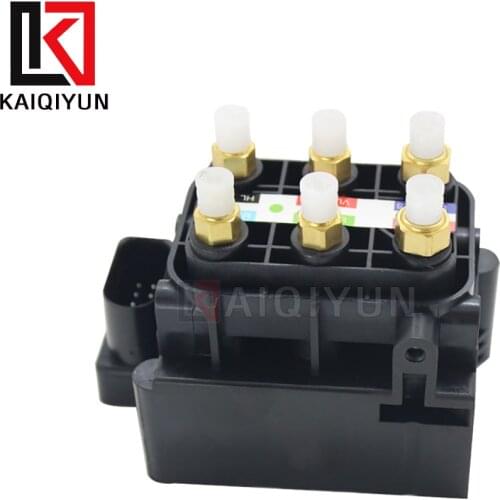 For Audi A6 C6 A8 D3 Air Suspension Compressor Pump Kits Ride Supply Solenoid Valve Block 4F0616013 4E0616014B 4Z7616013