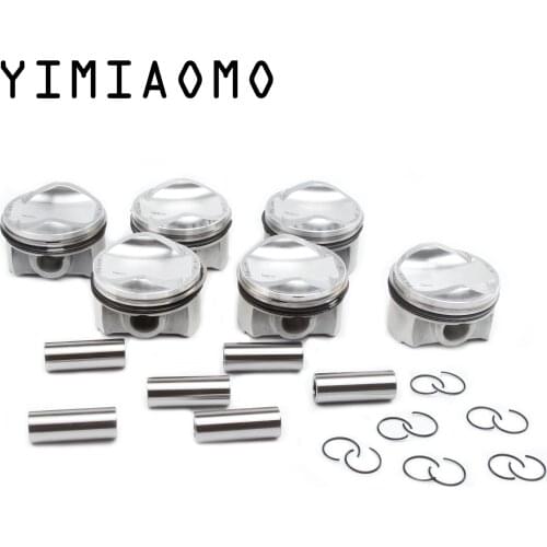 3.0T Engine Pistons & Rings Set 06E 107 065 DM 06E107066DM 22MM For Audi A4 S4 A5 S5 Quattro A6 Allroad C6 C7 Q5 Q7 VW Touareg
