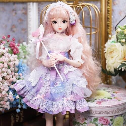 Dream Fairy Doll BJD 1/4 DQ Girls 45cm Ball Jointed Dolls Limited Collection SD MSD Full Set Makeup DIY Toy Dolls for Girls