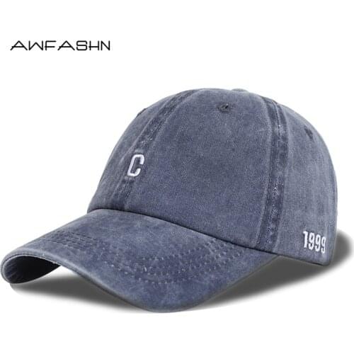 2021New Washed Baseball Cap Mens Cap Womens Cap Outdoor Sports Cap Letter Embroidery Adjustable Trucker Retro Bone Cap Cotton