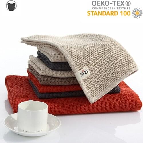 Brand Solid Color Waffle Bath Towel Large Super Absorbent Beach Towel Portable Towels For Hotel Travel Organic Cotton 70x140cm