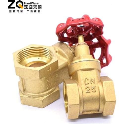 Leakage prevention preservative brass gate valve switch valve 1/2, 3/4, 1, 1 1/4