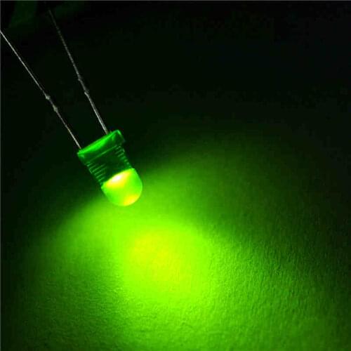 LED light-emitting diode 3MM round green light (50pcs)