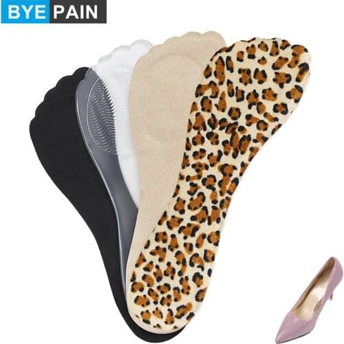 1Pair Insole Inserts Breathable Anti-slip High Heel Insoles Self Adhesive Comfortable Foot Pain Relief Shoe Pad Shoe Accessories
