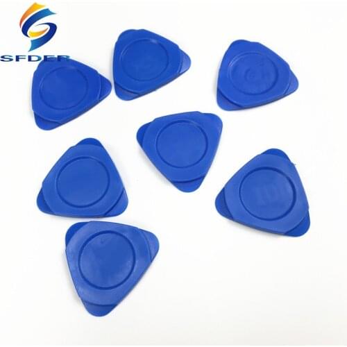 10PCS Thin Slim Plastic Guitar Picks Triangle Mobile Phone Opening Tools Kit Pry Opening Tool Set Hand Tools