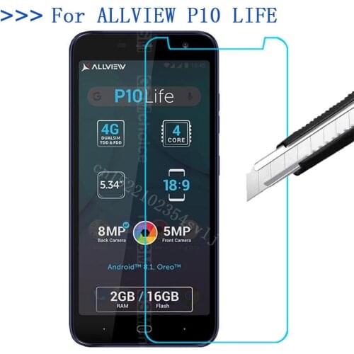2.5D 0.26mm Ultra Thin Tempered Glass For ALLVIEW P10 LIFE Toughened Screen Protector Film Protective Screen Case Universal