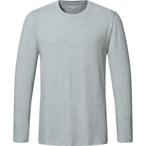 3pcs Spring Autumn new men t-shirt Brand high quality cotton T-shirt men long sleeve O neck solid t shirt Casual tshirt