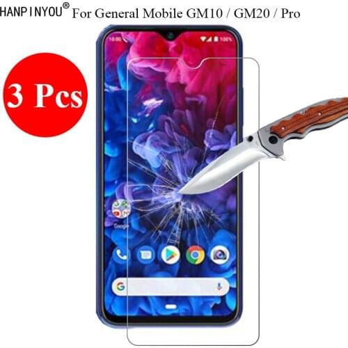 3 Pcs/Lot New 9H 2.5D Tempered Glass Screen Protector For General Mobile GM10 / GM20 / Pro Protective Film Guard