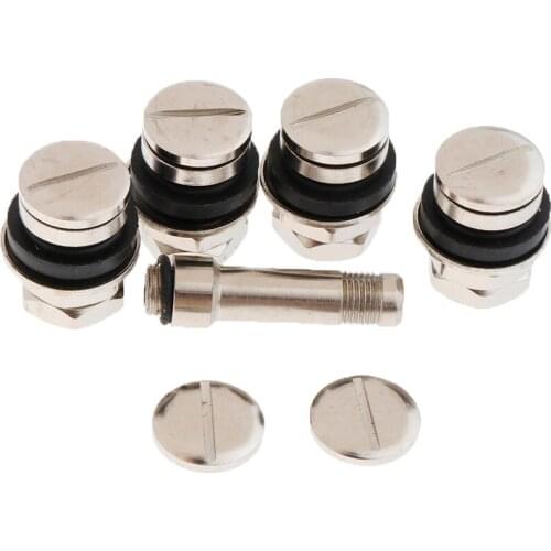 4 PCS New Hot Novelty Car Motorcycle Tire Rim Valve/Wheel Air Port Dustproof Stem Cap，Tubeless Wheel Dust Caps