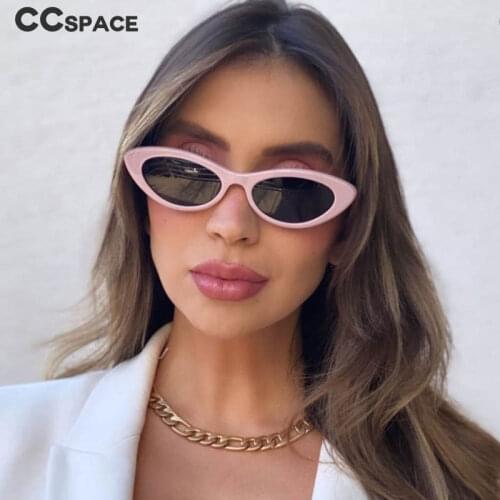 53666 Brand Sunglasses Small Cat Eye Fashion Women Shades Uv400 Vintage Glasses