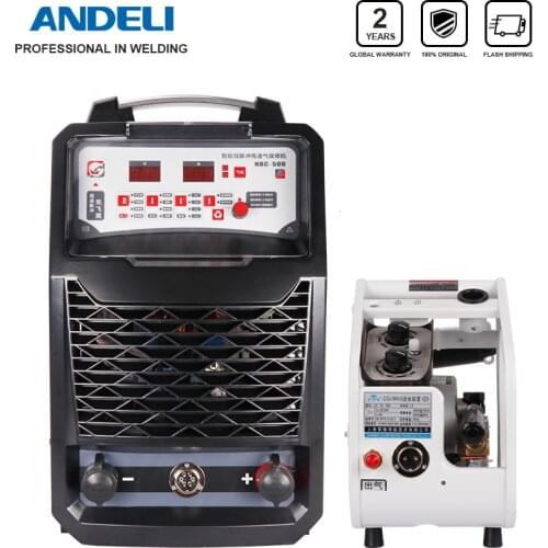 ANDELI Intelligent Three phases MIG-500FP Lasser Inverter Carbon Steel Double pulse Split MIG welder wire machine Lasmachine