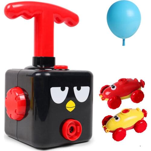 Childrens educational aerodynamic car inertia balloon car stall toy one generation