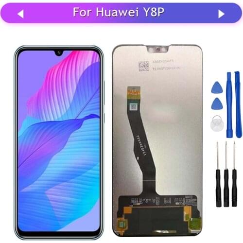 For Huawei Y8p AQM-LX1 Full LCD Display Assembly Complete Touch Screen Digitizer Replaceme