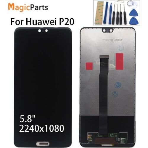 For Huawei P20 LCD Display +Touch Screen Digitizer Assembly Replacement for Huawei EML-L09 EML-L22 EML-L29 EML-AL00 LCD Screen