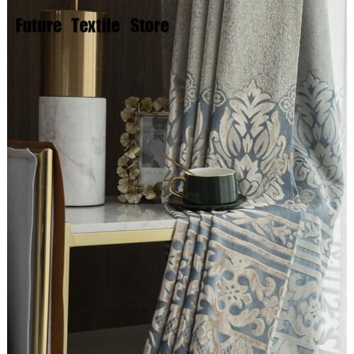 New Curtains Elegant Ethnic Style Hollow Jacquard Curtains Transparent Curtains Custom Curtains for Living Dining Room Bedroom