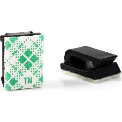 10Pcs Wire Ties Fixing Clip Car Cable Organizing Clip Cable Winder Self-adhesive Base Car Cable Management Station Fixer