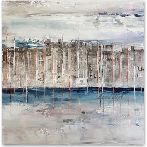 Interior Wall Decorative New Abstract Textured Canvas Oil Painting Art No Frame Wall Acrylic Paintings Hangings Home Showpieces