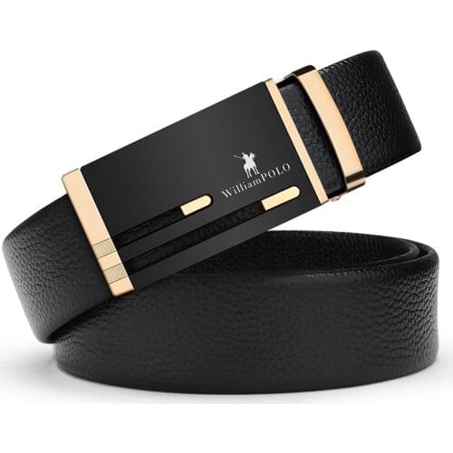 Mens belt Genuine leather Metal buckle luxury brand waistband male gold casual high quality cowskin soft fashion 2021