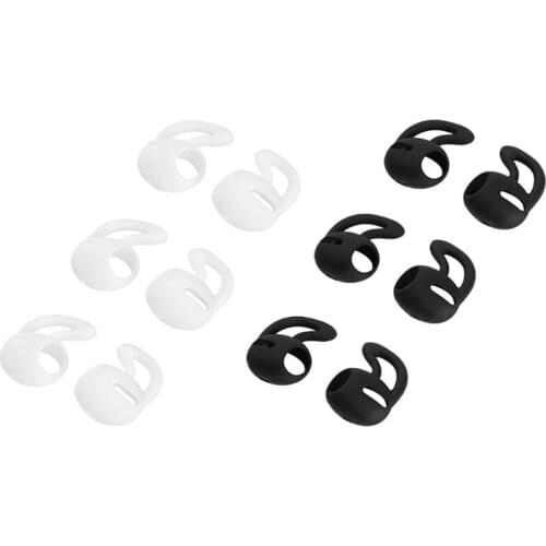 3Pair Soft Silicone Ear Plugs In-Ear Cap Ear Hooks Earphone Cover for Airpods Pro Bluetooth Headphones Headset