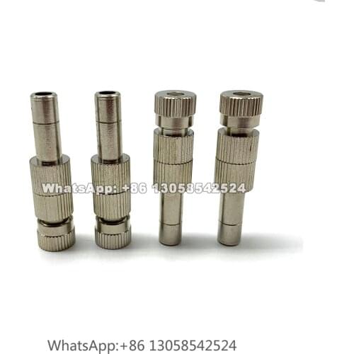 Low Pressure Fog Mist Nozzle with Filter, 6mm Slip Lock Quick-connect Nozzle for Agriculture Cooling Sprayer