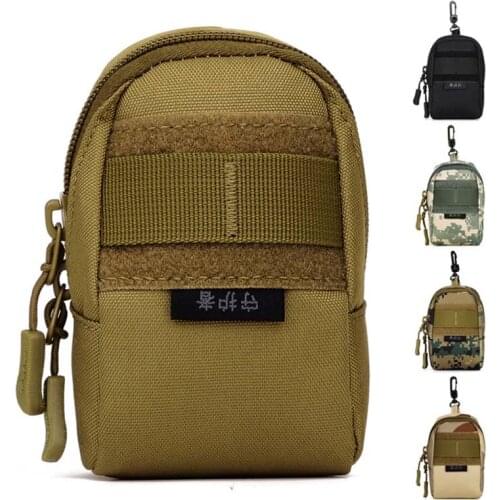 Outdoor Tools Bags Nylon Durable Hook Cover Bags Tactical Bag Attachable Belt Camping Pouches Universal