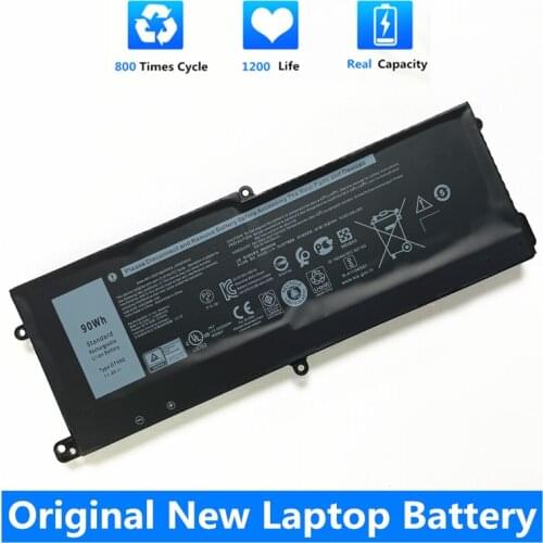 CSMHY Original 11.4V 90Wh DT9XG 07PWKV Laptop Battery For Dell Alienware Area-51m R1 R2 D1968W D1968B D1969PW D1733B Series