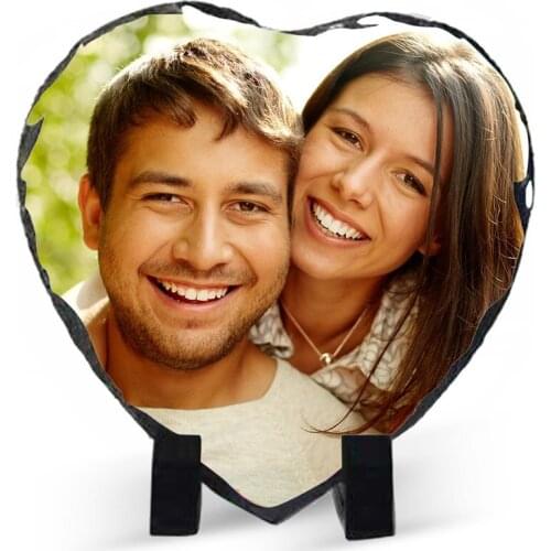 Personalized Decorative Heart Stone Print