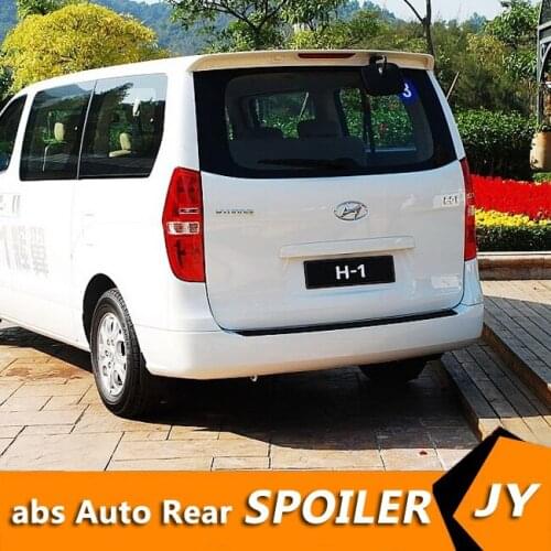 For HYUNDAI H-1 Spoiler 2006-2015 H1 spoiler High Quality ABS Material Car Rear Wing Primer Color Rear Spoiler