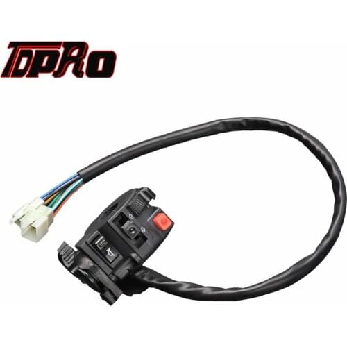 TDPRO 22mm Handlebar Switch Headlight Horn Turn Signal Choke 7/8" Light Switches For Honda Kawasaki Suzuki Yamaha Pit Bikes ATVs