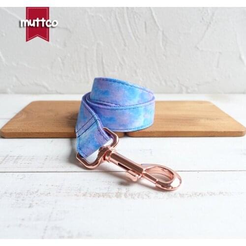 MUTTCO unique dog collar THE COSMIC SKY convenient to walk the dog leash accessory for small medium large dog 5 size UDC087M