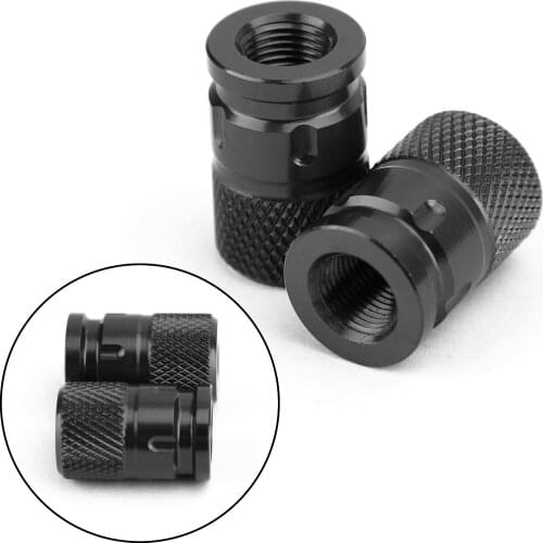 Areyourshop Universal For Motorcycle Car Truck Bike CNC Aluminum Billet Anti-Thief Tire Valve Stem Cap for Yamaha ATV Parts