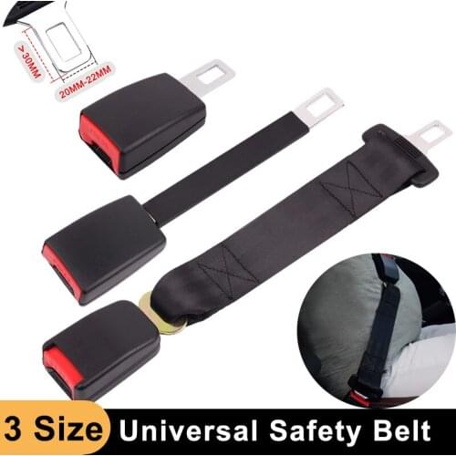 Universal Car Truck Seat Belt Clip Extension Plug Buckle Extender Steel Safety Belt Buckle for 20-22MM Tongue Auto Accessories
