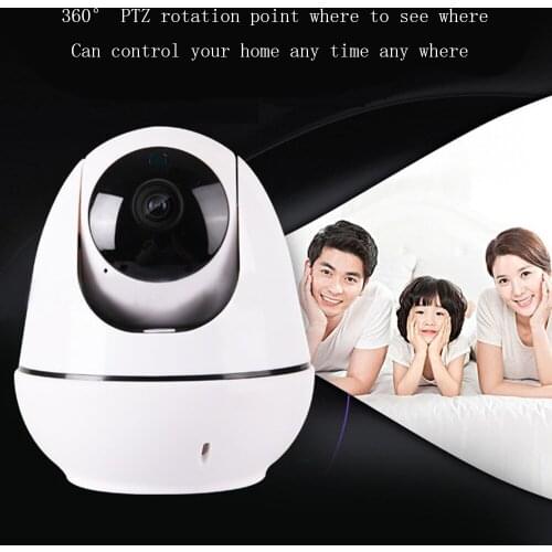 WiFi Camera Surveillance Baby Monitor Two-way Audio IR Remote APP Cam Wireless Remote Monitor WiFi Connection No dead Angle