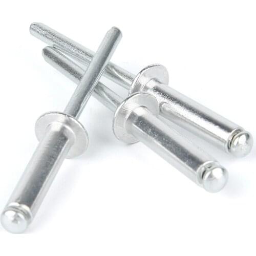 30pcs M4 aluminum round head rivet blind rivets home decoration bolts 6mm-25mm length