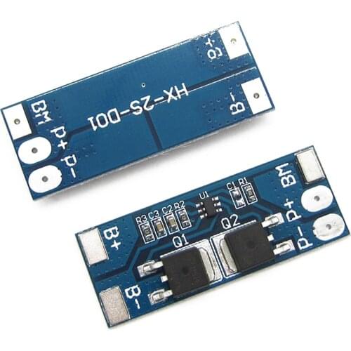 1pc 2S 8A Protection Board 7.4V 8.4V Lithium LiPo Cell Li-ion BMS Battery Plate Electrical Supplies Short Circuit Protection