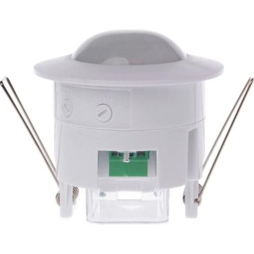 110-240V AC Adjustable 360 degree Ceiling PIR Infrared Body Motion Sensor Detector Lamp Light Switch
