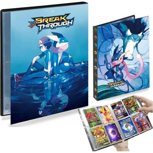 4 Pocket Pokemon Album Book 240 card Livre Pokémon Binder Map Holder Playing Game Collections Folder Loaded List Kids Toy Gift
