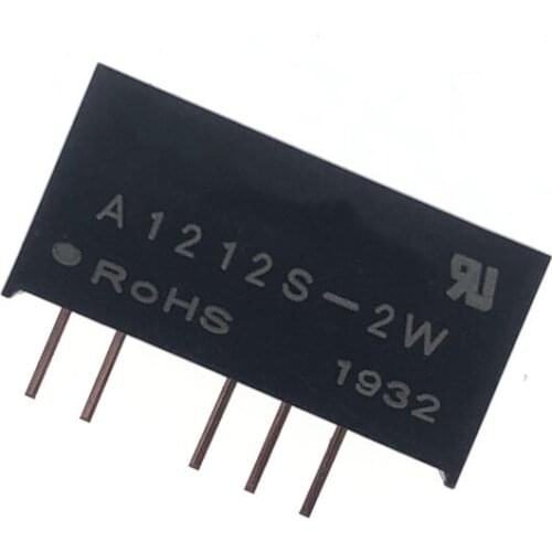 5PCS A1212S-2W SIP-4 DC-DC Isolated power module 12V turn positive and negative 12V Output / buck 100% New and original