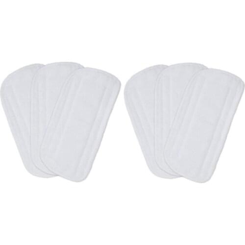 6PCS Suitable for Secura EM-516 Steam Mop Cloth Mop Head Replaceable Cleaning Pad Mop Accessories